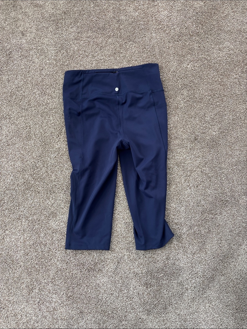 Women's Navy Capri Leggings Calla - Picture 3 of 3